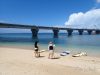 お昼から浦添の海でSUP